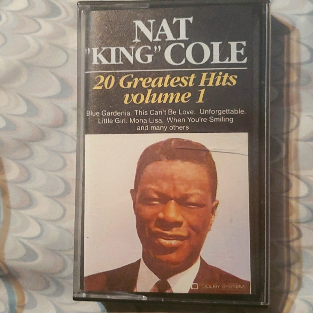 2/$8 Nat King Cole Greatest Hits Volume 1 audio cassette tape